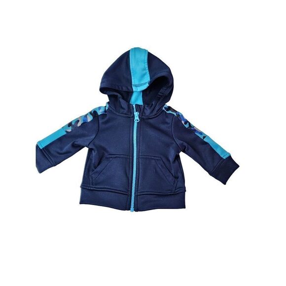 2 Athletic Works 0-3 Months Zip Up Hoodies Infants - Picture 3 of 13